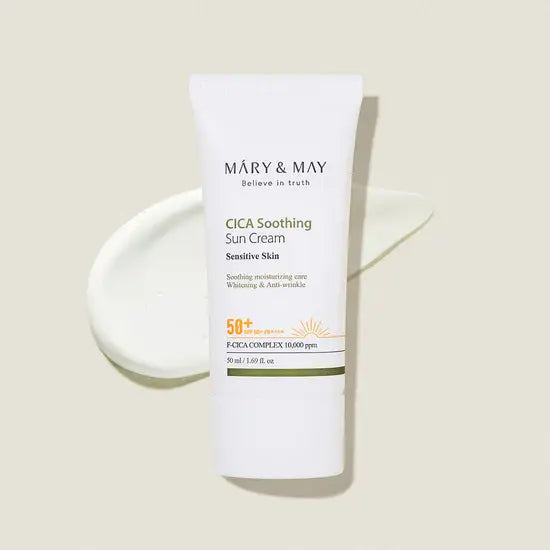 MARY & MAY Cica Soothing Vegan Sunscreen SPF 50 For Sale