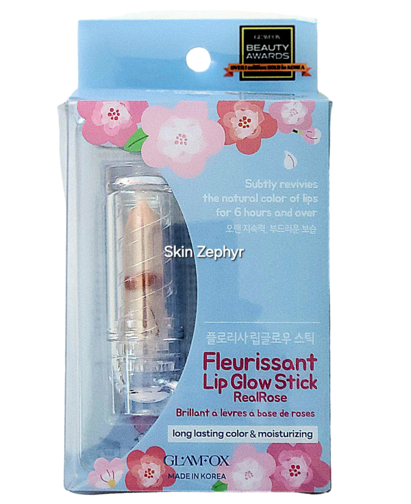 Glamfox Fleurrisant Lip Glow Stick: RealRose Cheap