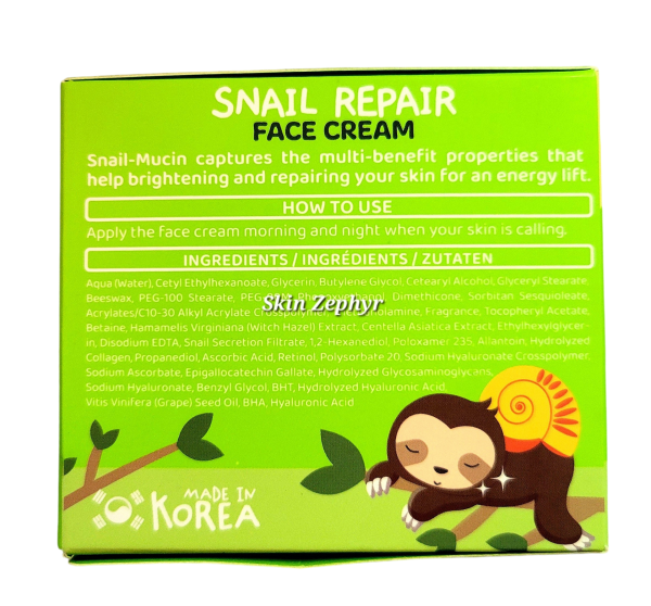 Lazy Jungle Snail Repair Face Cream Sale