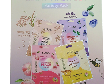 Soqu Fruity Blissful Glow Mask Set Variety Pack Sale