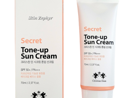 Christian Dean Secret Tone-Up Sun Cream SPF50+ PA+++ For Discount