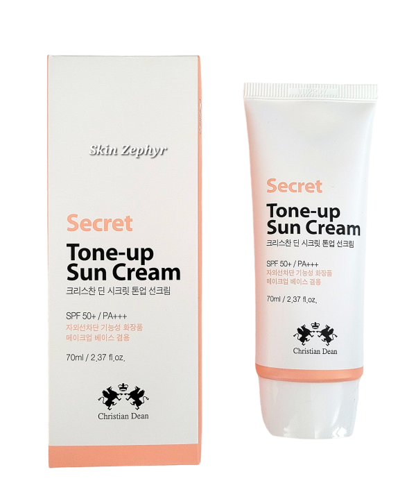 Christian Dean Secret Tone-Up Sun Cream SPF50+ PA+++ For Discount