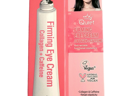 Quret Firming Eye Cream with Collagen and Caffeine For Cheap