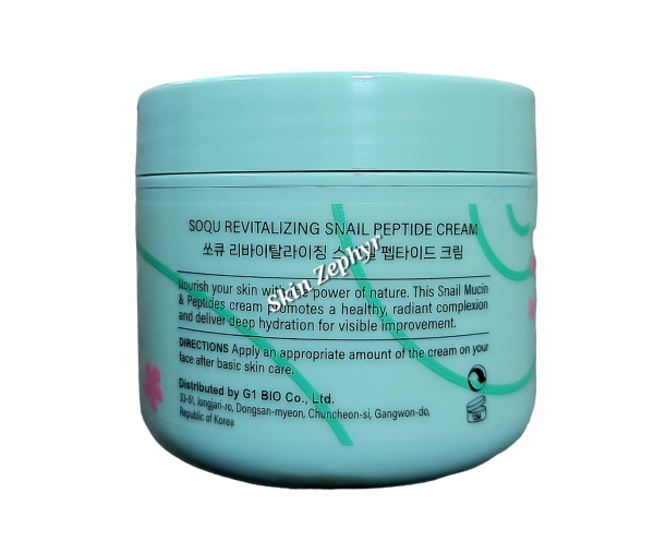 Soqu Revitalizing Snail Peptide Cream Fashion