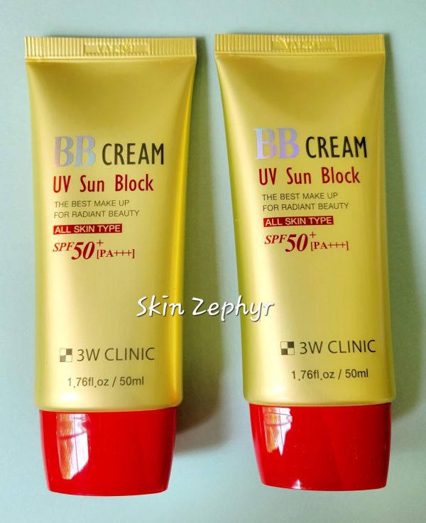 3W Clinic UV Sun Block BB Cream SPF50 PA+++ DUAL PACK Online Hot Sale