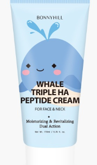 Bonnyhill Whale Triple Hyaluronic Acid Peptide Cream for Face and Neck Online now