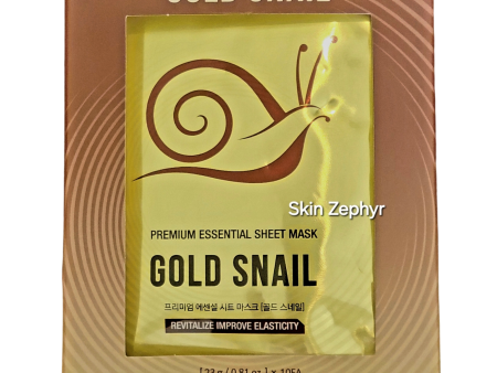 Prettyskin Premium Essential Sheet Mask Gold Snail For Cheap