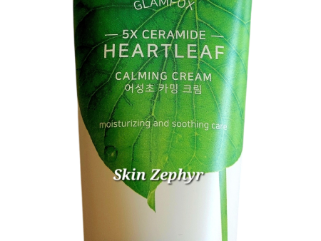 Glamfox 5X Ceramide Heartleaf Calming Cream Online now