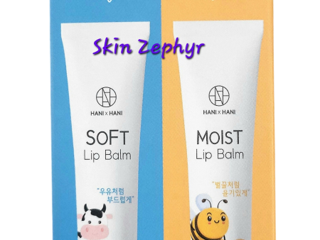 Hani x Hani Soft and Moist Lip Balm Duo For Sale