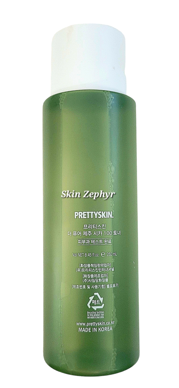 Prettyskin The Pure Jeju Cica 100  Facial Toner For Sale