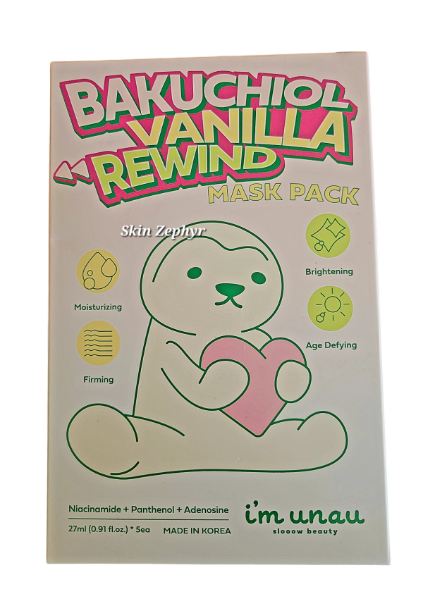 I m Unau I m Now Bakuchiol Vanilla Rewind Mask Pack Sale