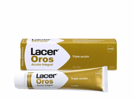 Dentifricio Tripla Azione Lacer Oro   (75 ml) Fashion