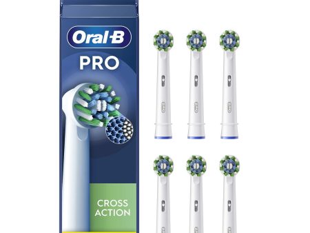 Testina di Ricambio Oral-B Pro Cross Action 6 Unità Cheap