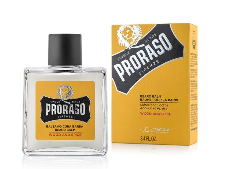 Balsamo per la Barba Yellow Proraso Wood And Spice 100 ml Online Sale