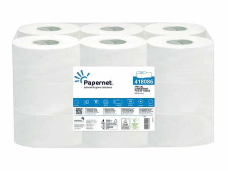 Carta Igienica Papernet Mini Jumbo 418086 (18 Unità) Doppio strato Online Hot Sale