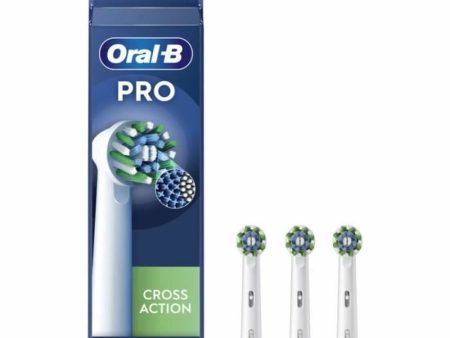 Testina di Ricambio Oral-B Pro Cross action 3 Pezzi Discount