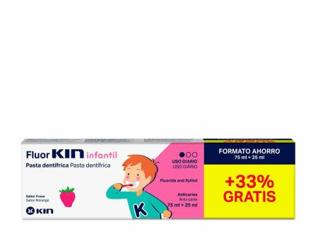 Dentifricio Kin Fluorkin Fragola 25 ml Cheap