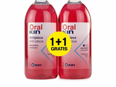 Colluttorio Kin Oralkin Enjuague Bucal Placa Antiplacca (2 uds) Discount