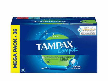 Assorbenti Interni Super Tampax Compak 36 Unità Online