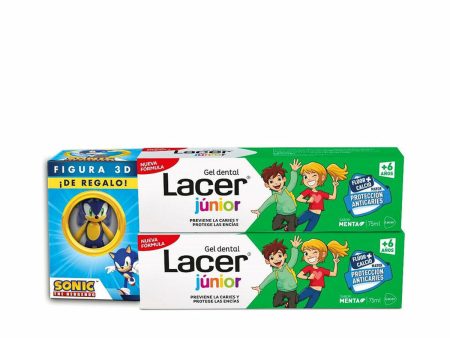 Dentifricio Lacer Junior 75 ml Menta 2 Unità Online now