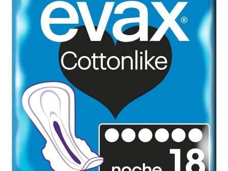 Assorbenti con Ali da Notte Evax COTTONLIKE (9 uds) Online Hot Sale