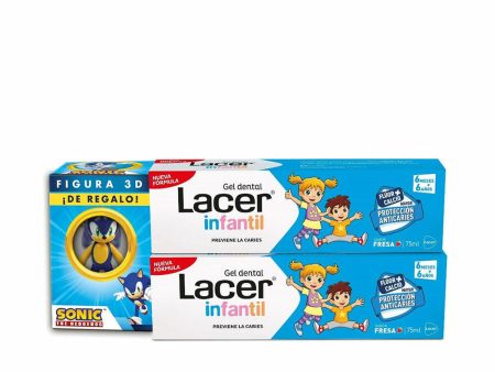 Dentifricio Lacer Infantil 75 ml Fragola 2 Unità Fashion