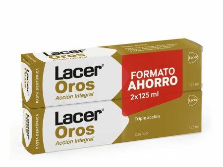 Dentifricio Tripla Azione Lacer Oro 2 x 125 ml (2 Pezzi) Online now