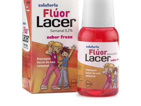 Collutorio Lacer Flúor Junior Fluoro Fragola 100 ml Discount