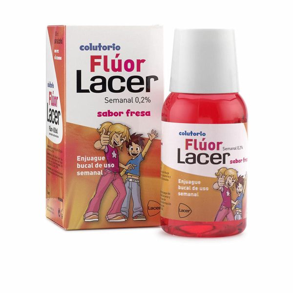 Collutorio Lacer Flúor Junior Fluoro Fragola 100 ml Discount