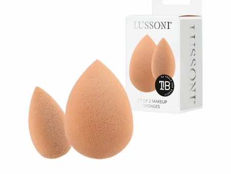 Spugnetta per il Trucco Lussoni Esponjas Lote Beige 2 Pezzi For Discount