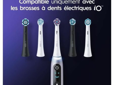 Testina di Ricambio Oral-B iO Bianco Nero 4 Unità Online Hot Sale