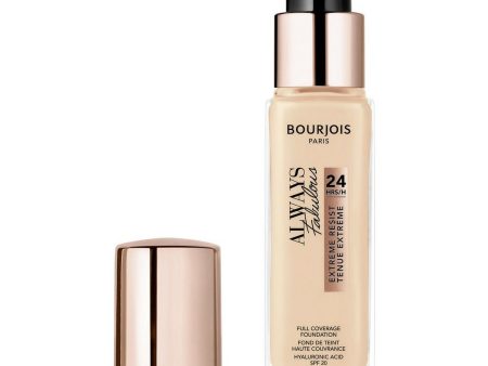 Base Cremosa per il Trucco Bourjois Always Fabulous 100-rose ivory 24 h (30 ml) Fashion