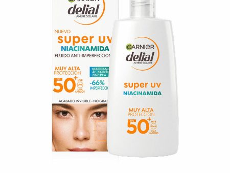 Trattamento Anti-imperfezioni Garnier Delial Super Uv Spf 50 40 ml Niacinamide For Sale